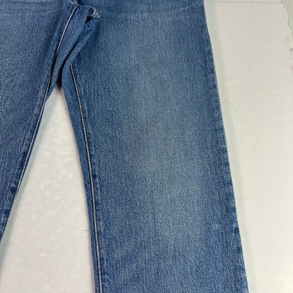 Levi's Jeans Women's 31x29* 501 Mid Rise Customized Tapered Blue Faded Denim - Picture 4 of 16